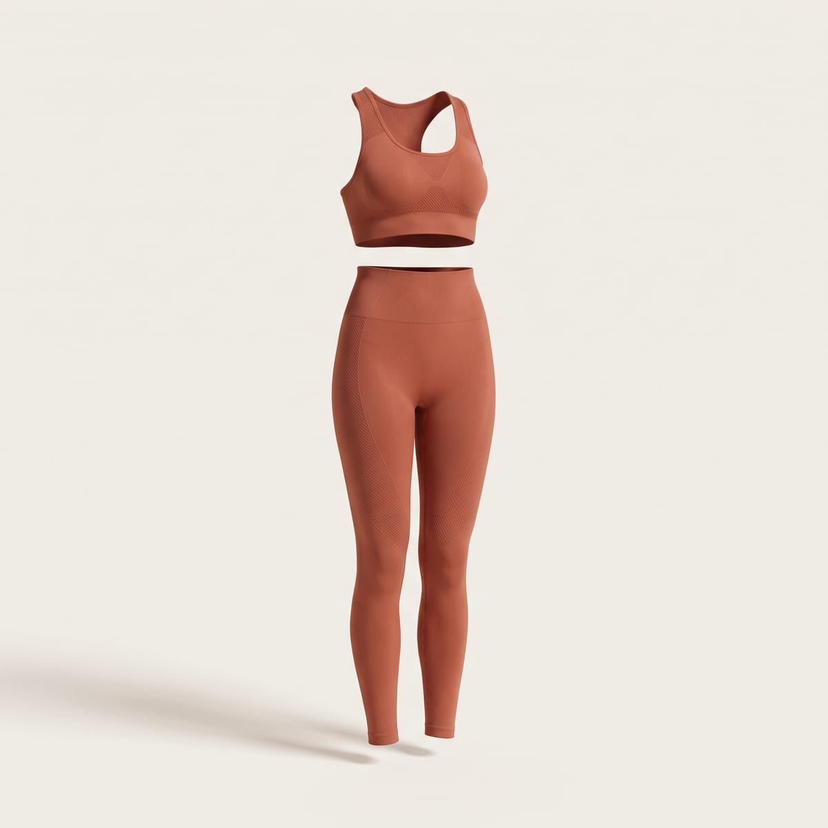 Seamless activewear set render — activewear design in Kenna